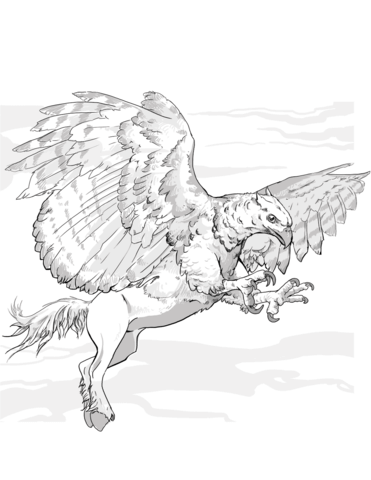 Dnd Hippogriff Coloring Page